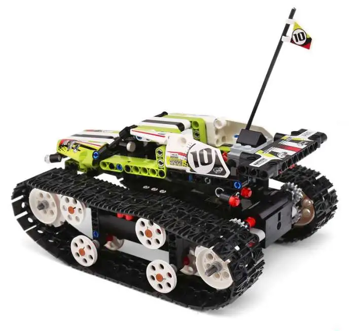 Конструктор с ДУ Mould King 13023 - Вездеход зеленый (аналог LEGO), фотография 5
