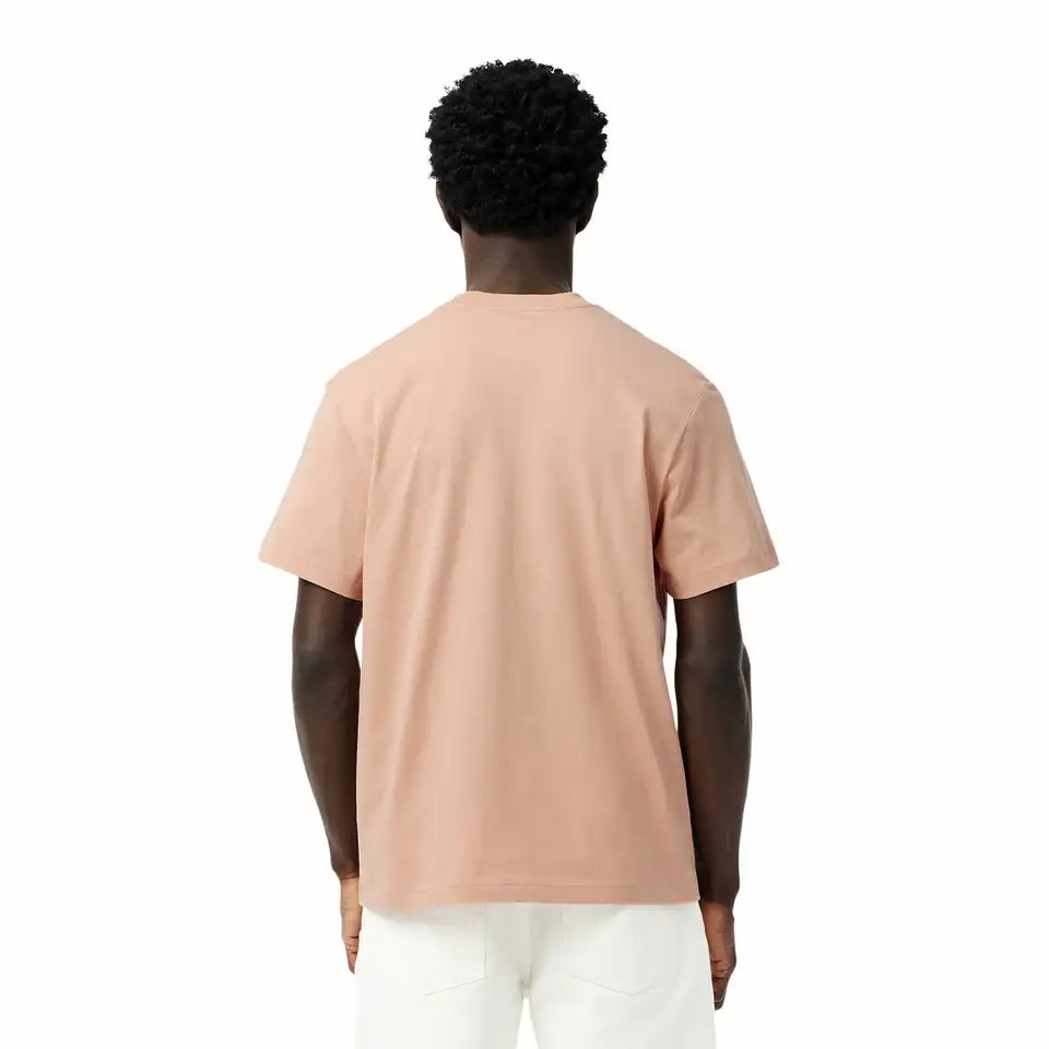 Мужская футболка lacoste из хлопка с нагрудным карманом, фотография 2