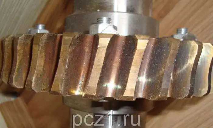 Венец червячный бронзовый ПК-6.3. Z32 со ступицей, фотография 1