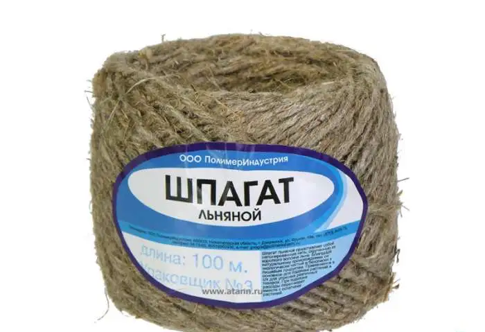 Шпагат джутовый, льняной, полипропиленовый, фотография 1