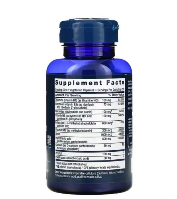 Life Extension, BioActive Complete B-Complex (комплекс витаминов группы В), фотография 2