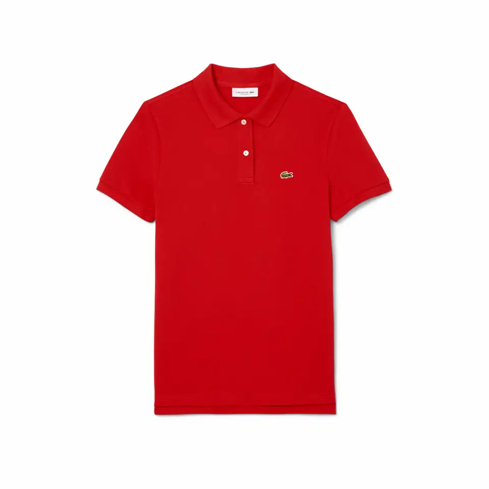 Женское поло lacoste classic fit из хлопка pique, фотография 5