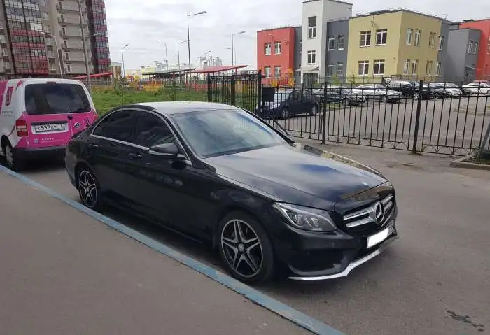 Аренда авто Мерседес W205 с водителем, фотография 3