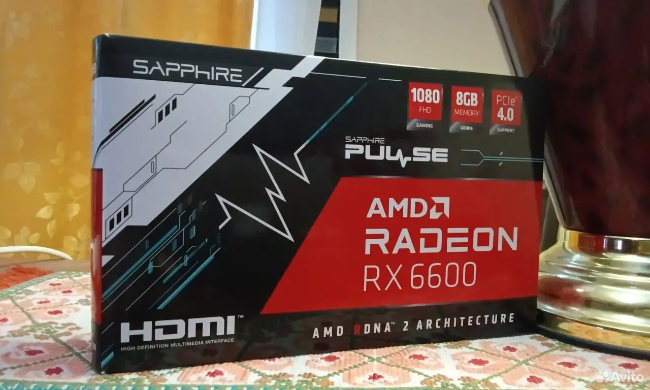 Sapphire AMD RX 6600 pulse Gaming, фотография 1