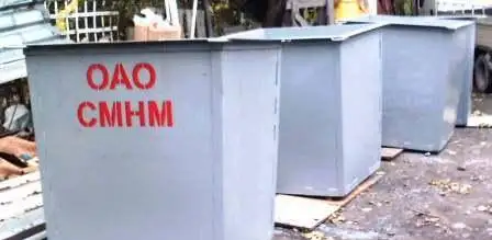 Урна уличная, контейнер ТКО и ТБО, фотография 8