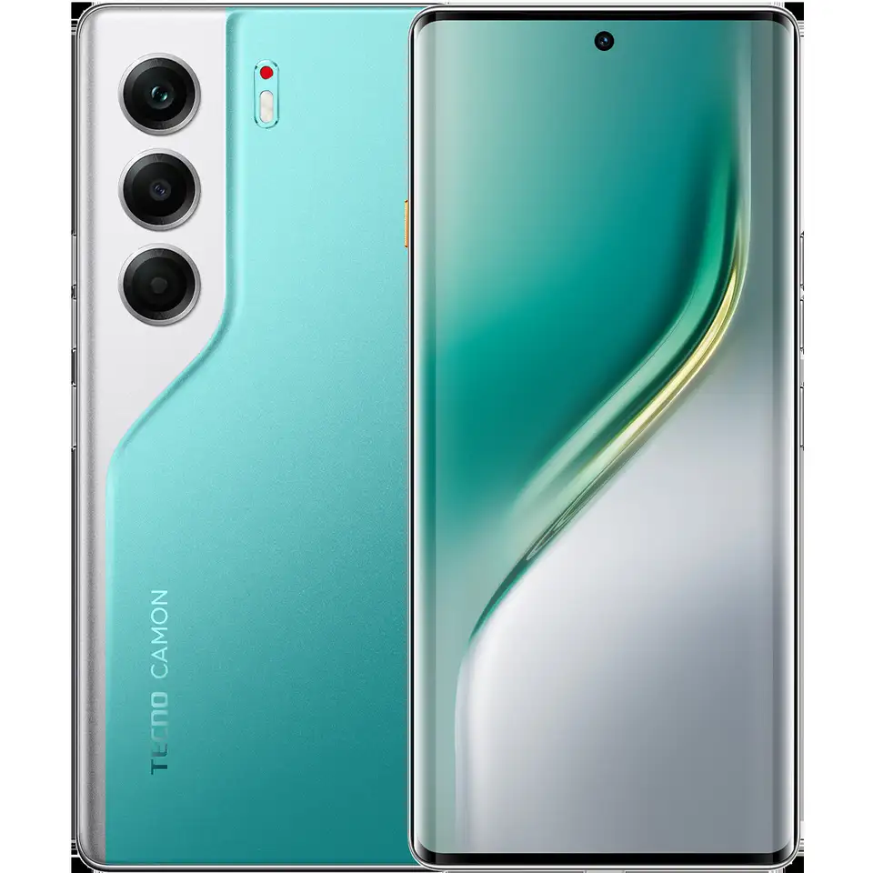 Смартфон tecno camon 40 pro 8/256gb emerald lake green ru, фотография 1