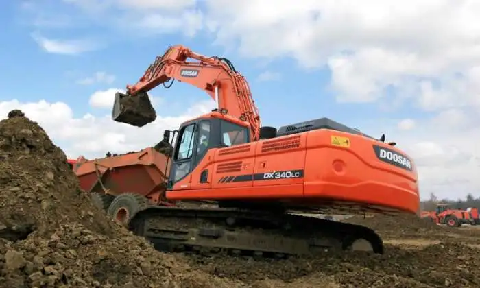 Гусеничный экскаватор Doosan DX340LCA в Омске от официального представителя завода в РФ, фотография 1