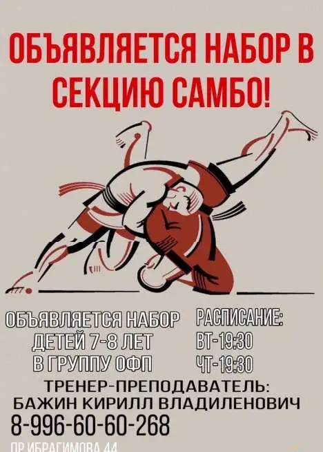 Тренировки по самбо 7-9 лет, фотография 1