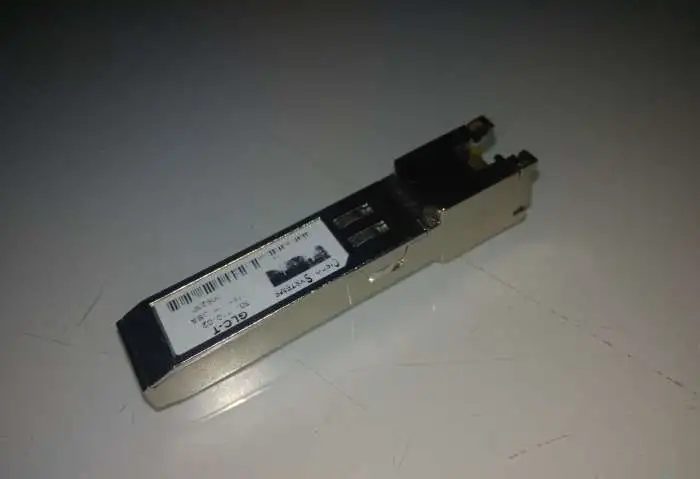 SFP Cisco GLC-T модуль Ethernet RJ45 б/у, фотография 2