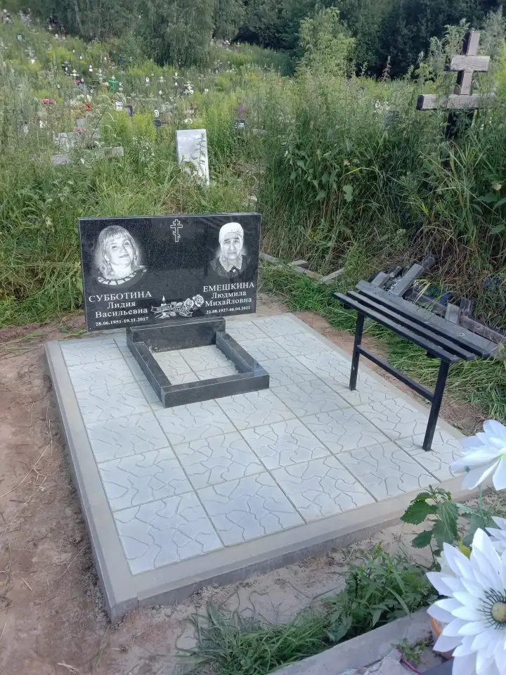 Благоустройство мест захоронений. Памятники, фотография 6