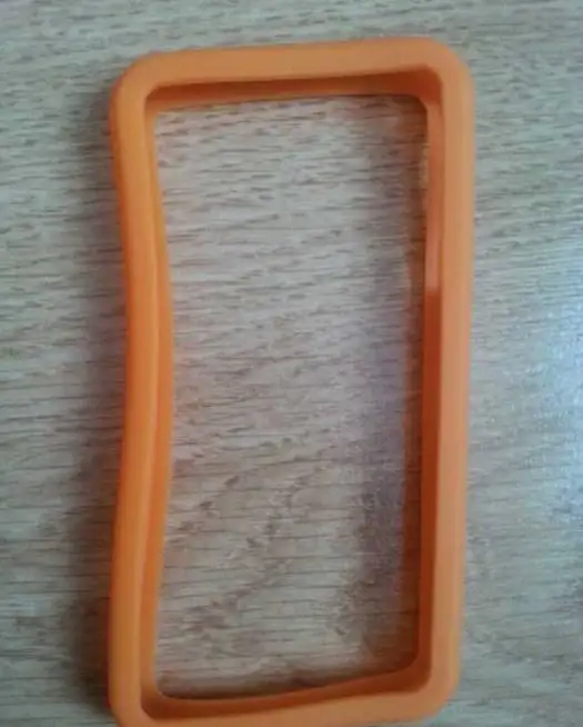Бампер для Apple iPhone 4/4S, силикон, оранжевый (Д00218     ), фотография 1