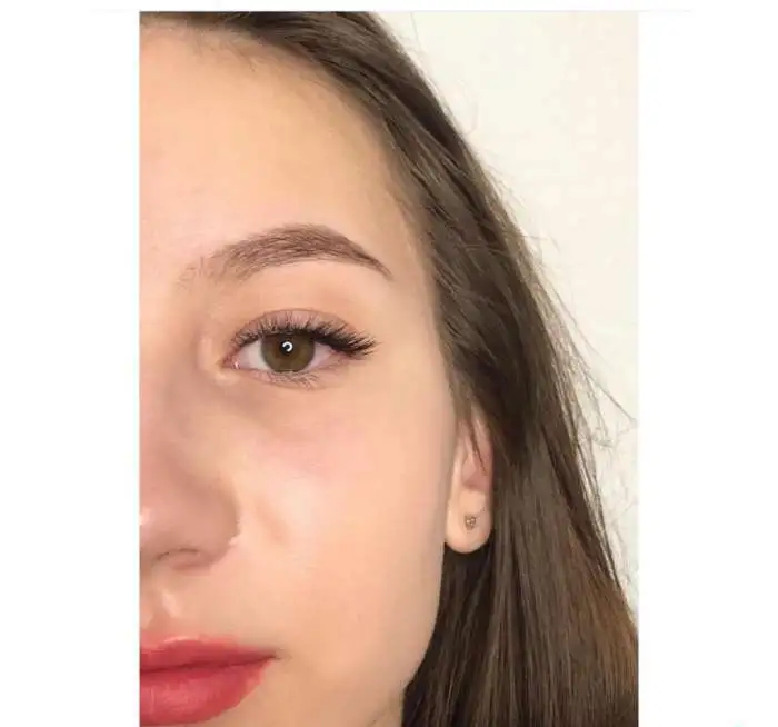 Модель на наращивание ресниц, фотография 1