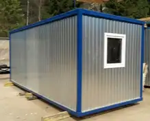 Бытовка на металлокаркасе 8 м х 2,4 м за 140 тысяч рублей., фотография 5