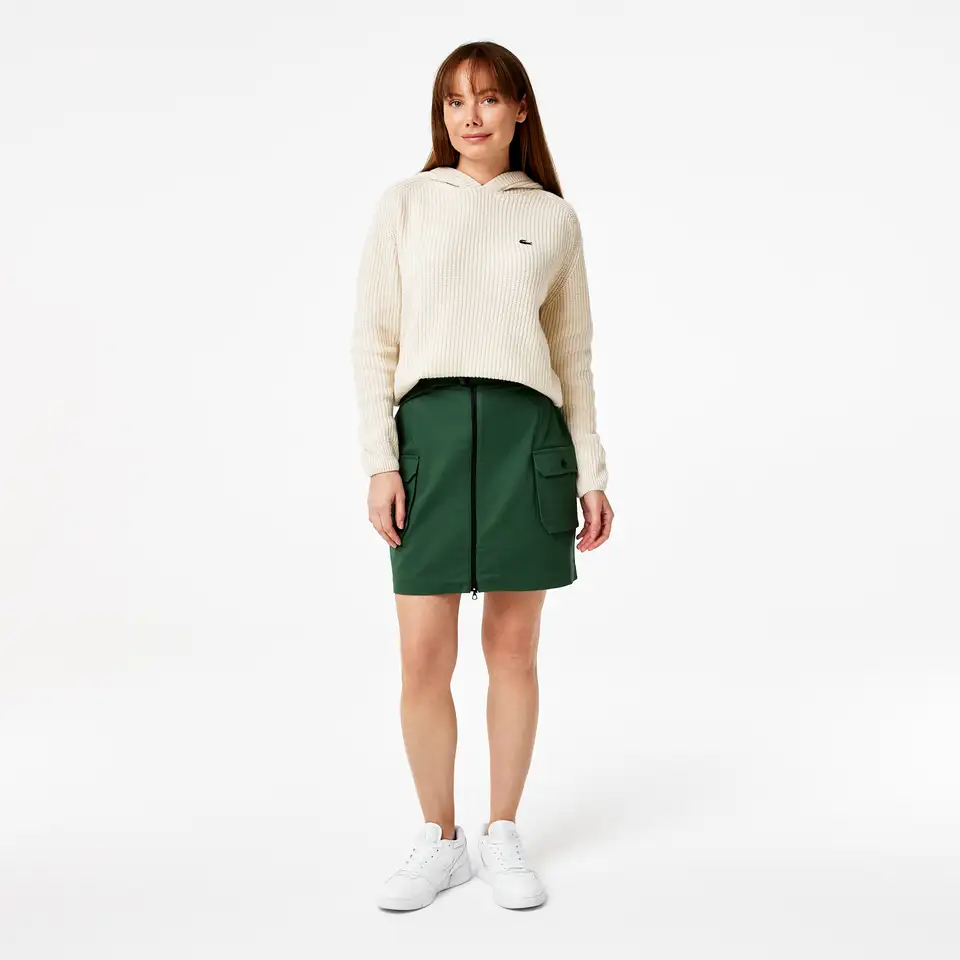 Юбка lacoste slim fit на молнии с поясом, фотография 1