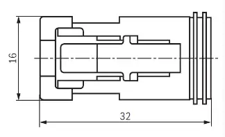 Штекерный разъем 2P DT06 Rexroth гидрораспределя, фотография 3
