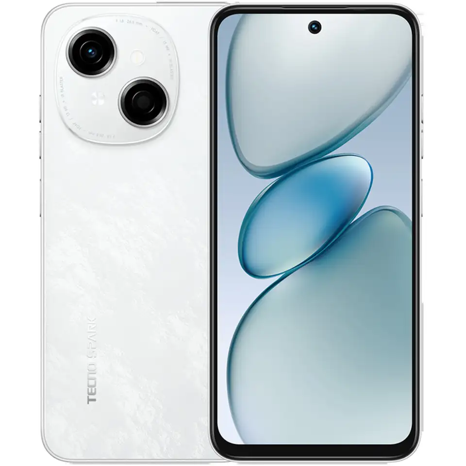 Смартфон tecno spark go 1 4/128gb, glittery white ru, фотография 2