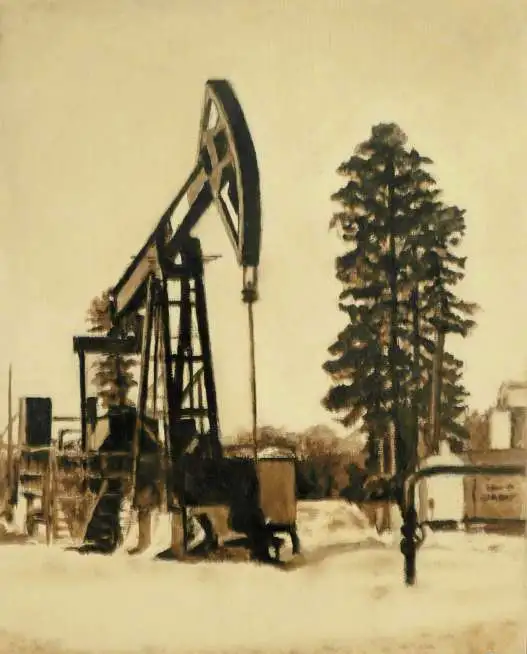 Картина нефтью на холсте Подарок нефтянику, фотография 3