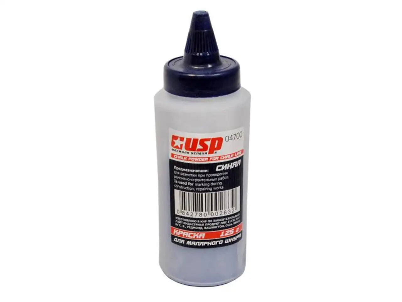 Краска разметочная u.s.pex 125гр синяя, фотография 1