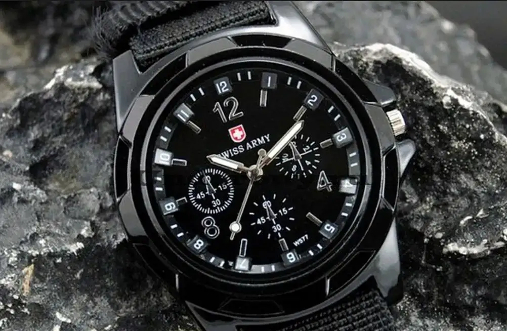 Новые часы Swiss Army Black, фотография 8