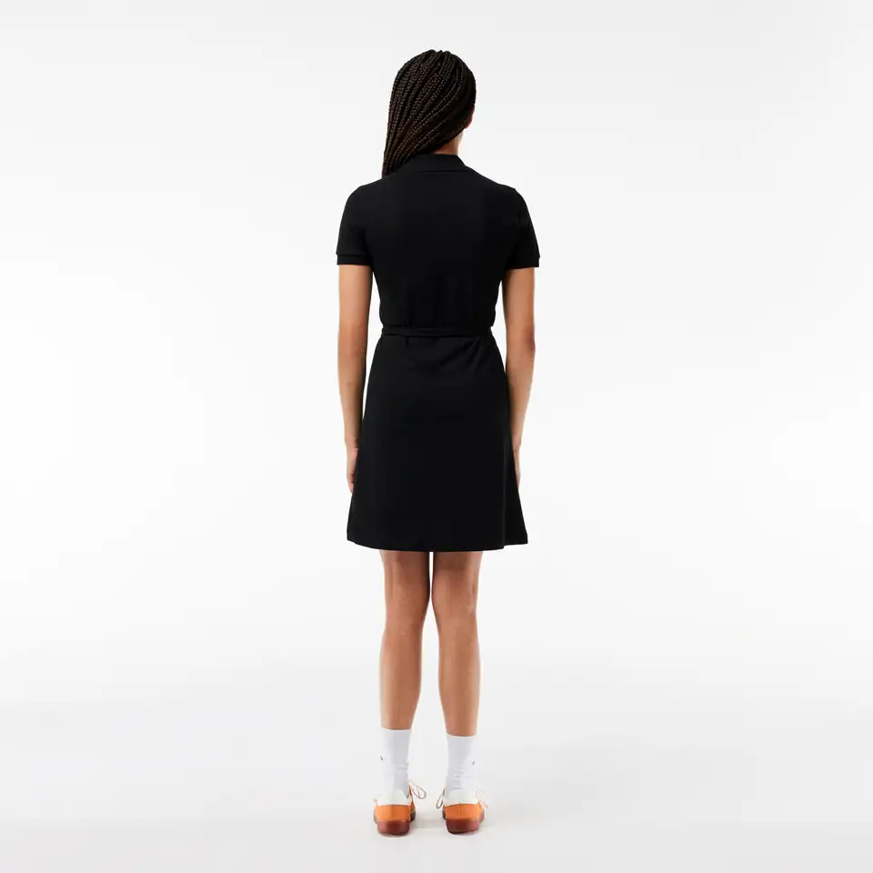 Платье lacoste с поясом из ткани пике, фотография 2