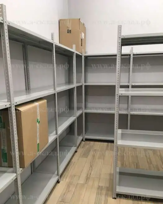 Стеллажи металлические для офиса 2000х1000х400 4 полки, фотография 2