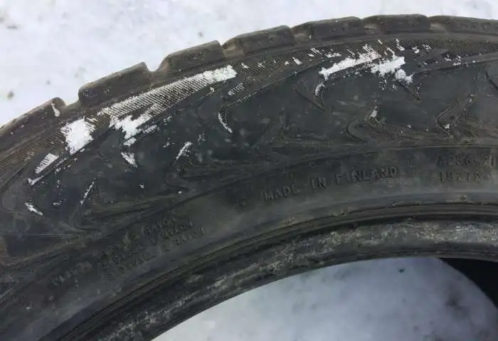 2 шины б/у Nokian Hakkapeliitta 7 245/45 R17 99T XL, фотография 9