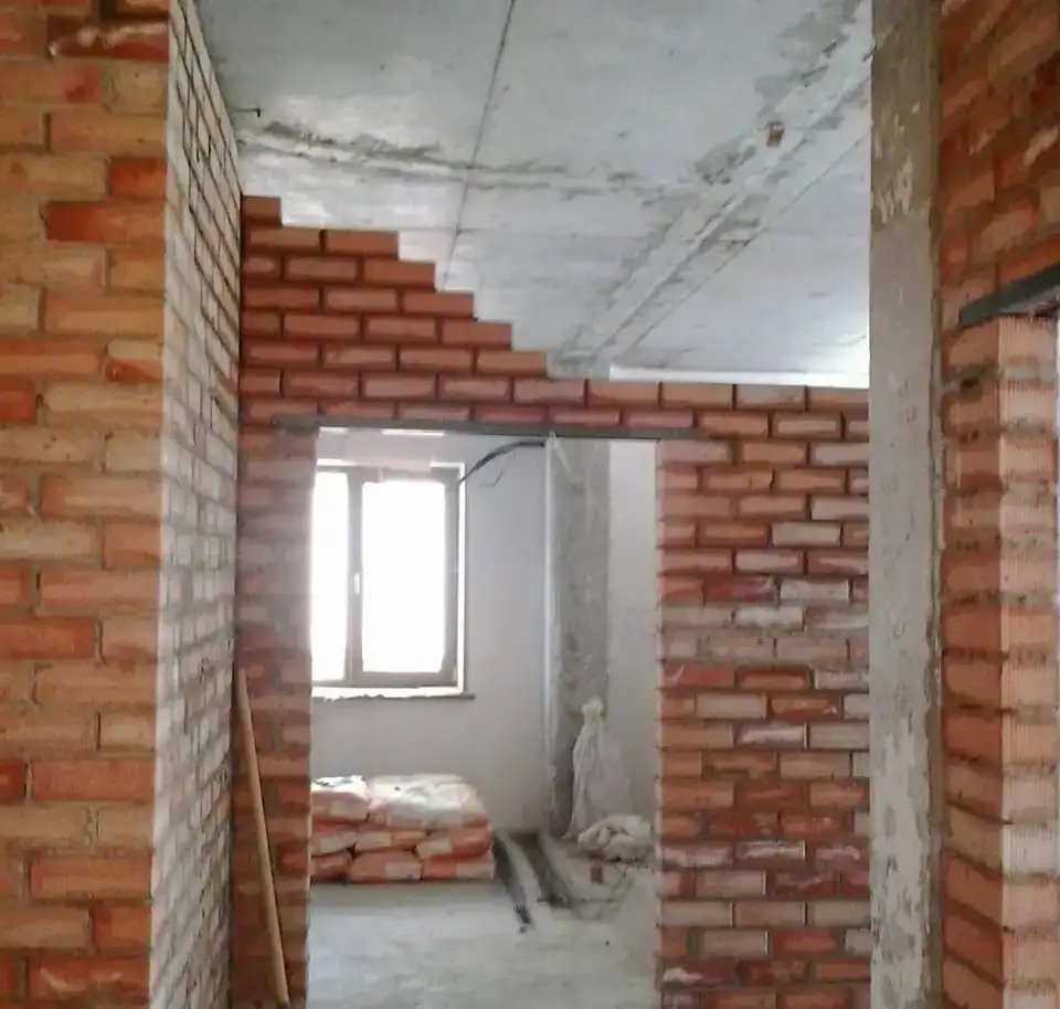 Каменщик балкон перегородки, фотография 2