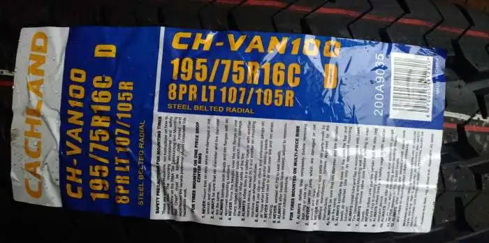 Шины 195/75 R16C Cachland CH-VAN100 107/105R, фотография 3