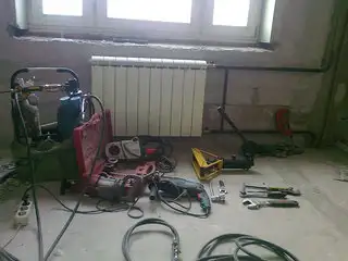 Газосварка.Замена батарей,радиаторов,труб на газосварке., фотография 1
