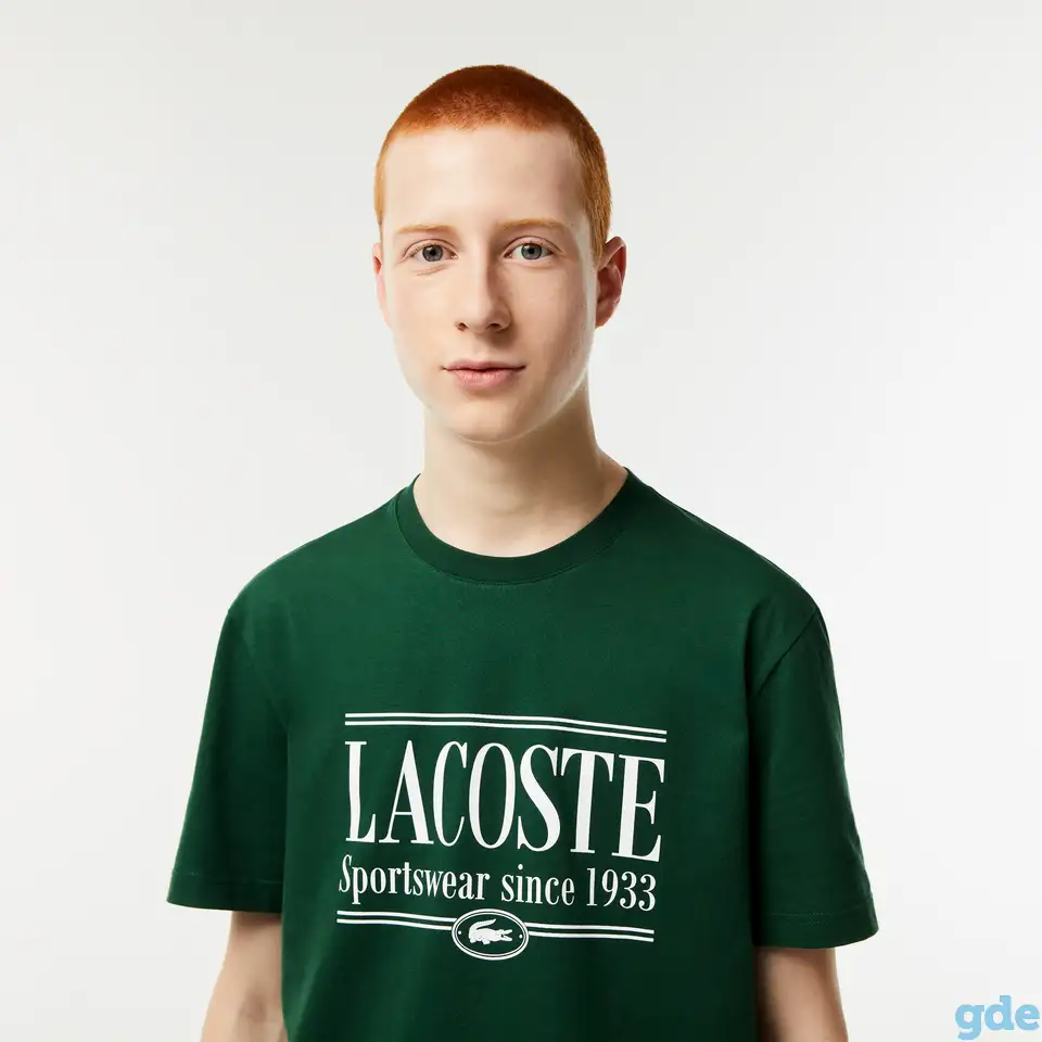 Мужская футболка lacoste regular fit, фотография 6