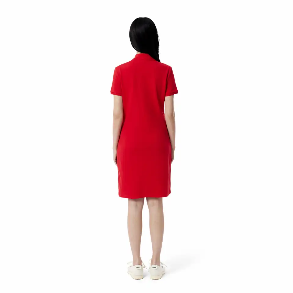 Женское платье-поло lacoste slim fit, фотография 2