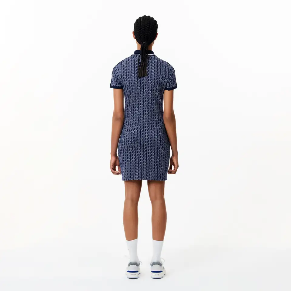 Женское платье-поло lacoste slim fit, фотография 2