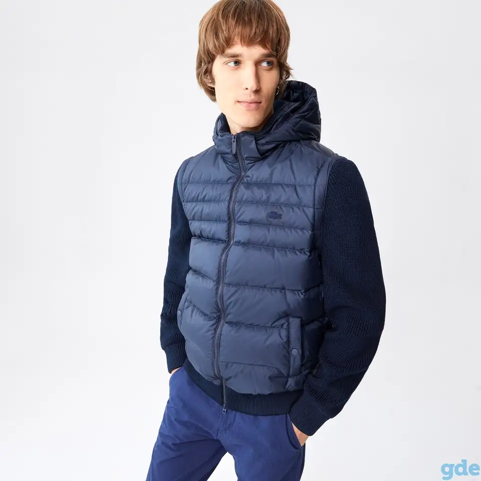 Мужская куртка lacoste со съемными рукавами, фотография 7