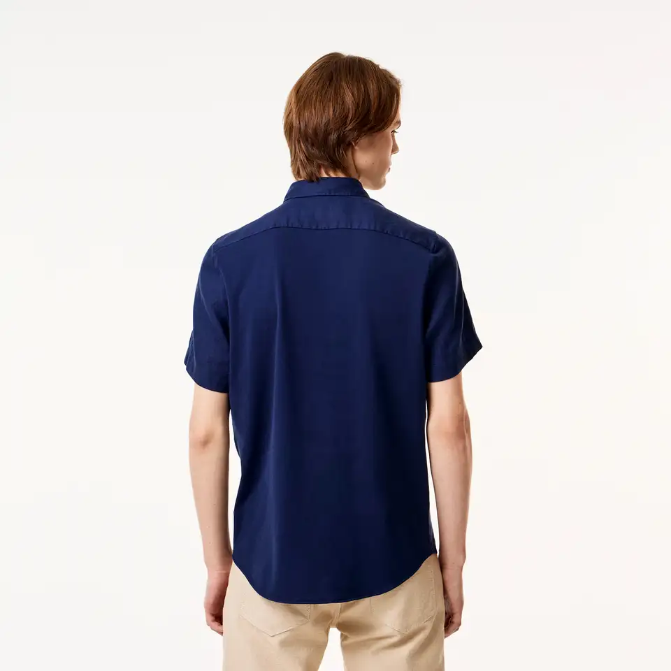 Мужская льнаная рубашка lacoste, фотография 2