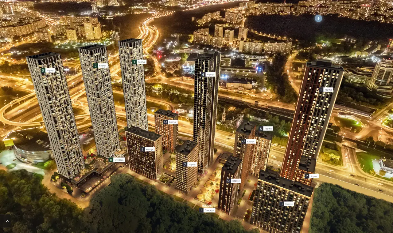 1-но комнатная квартира, 39,94 м², 4 эт., ЖК City Bay, Сити Бэй, фотография 4
