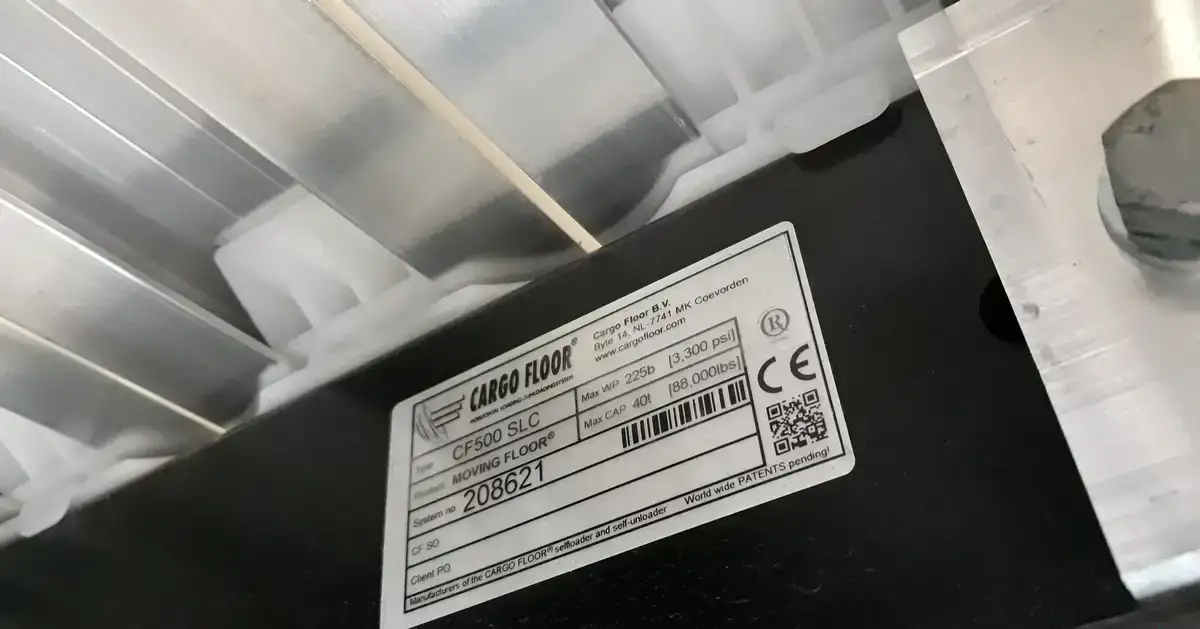 Новый полуприцеп щеповоз с подвижным полом К100HDX (усиленная версия), фотография 14