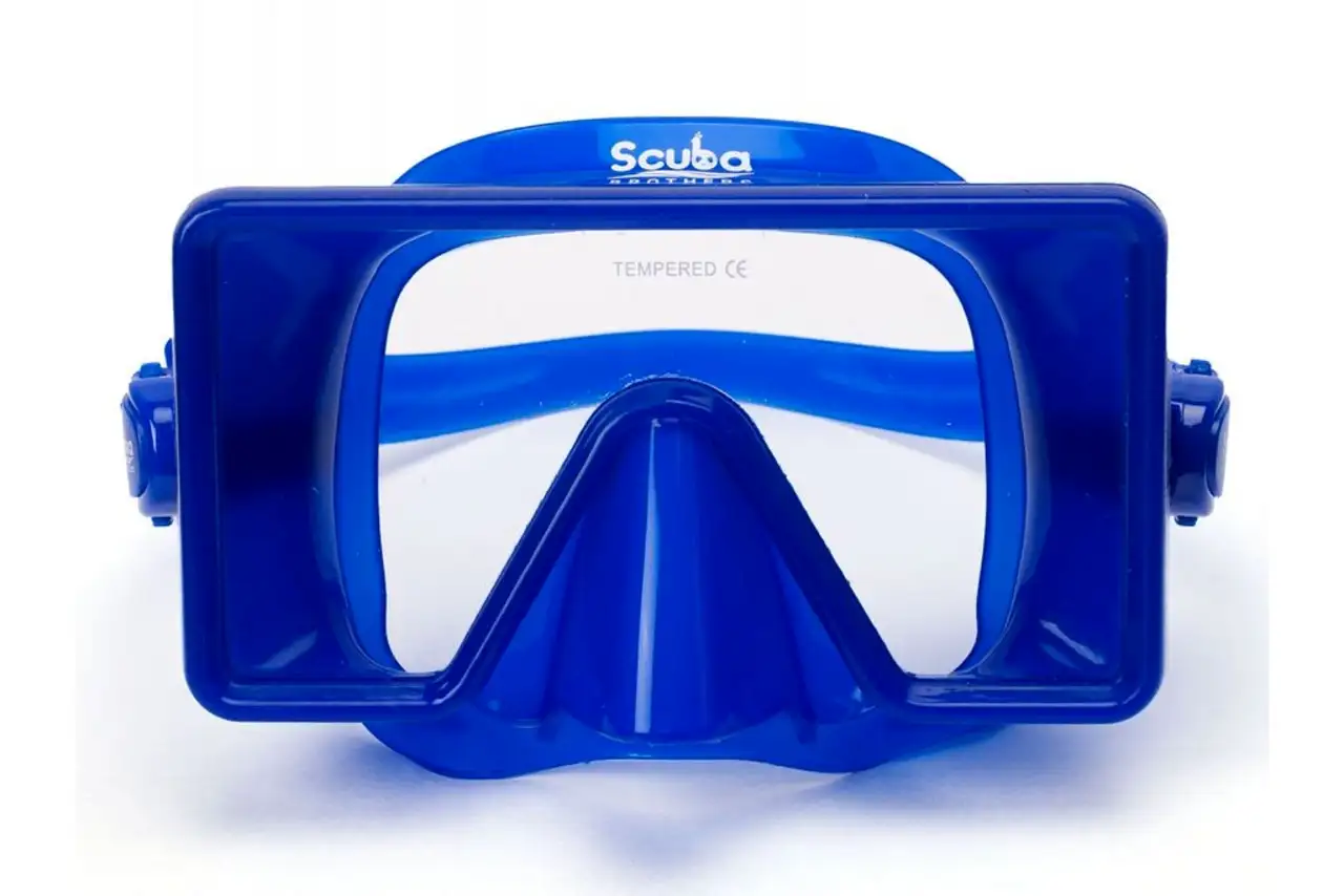 Маска scuba brothers panoramic blue !promo, фотография 1