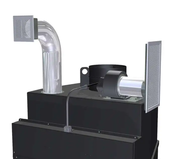 CONFORT TS 65х100 - угловой камин Climacalor, Италия, фотография 9