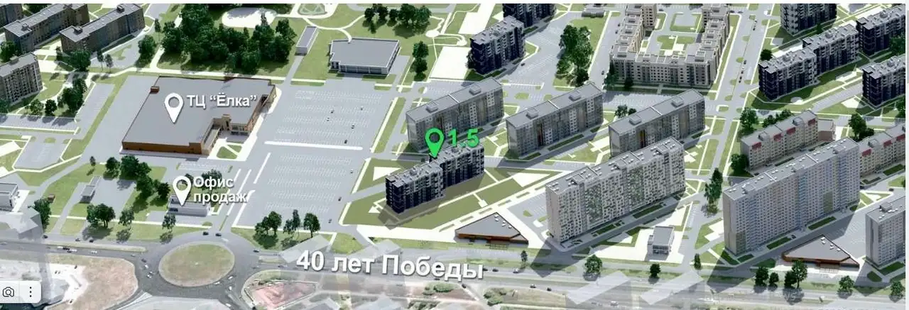 Квартира, 40,00 м², 6 эт., Автозаводский, 40 лет победы улица, фотография 1