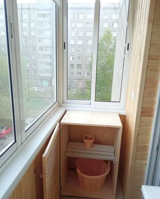 Отделка лоджии, балкона  в Красноярске, фотография 7