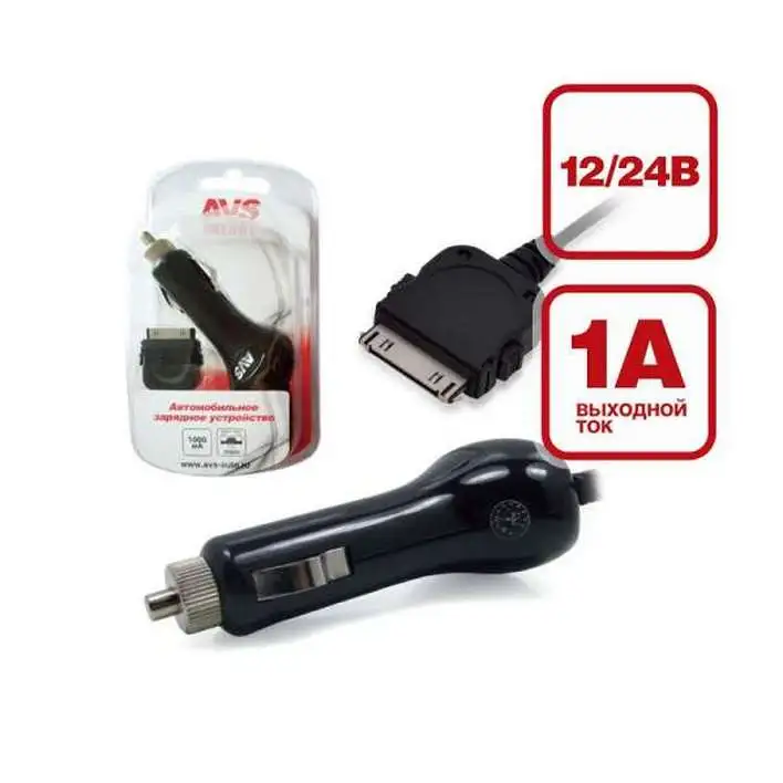 Автомобильное зарядное устройство для iPhone  AVS Energy Cip-402, фотография 1