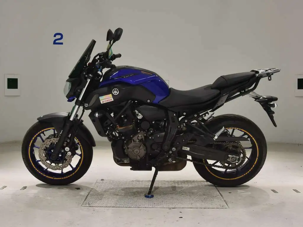 Мотоцикл naked bike Yamaha MT-07 ABS рама RM19J нэйкед байк среднекубатурный спортивный дорожный гв 2019, фотография 2