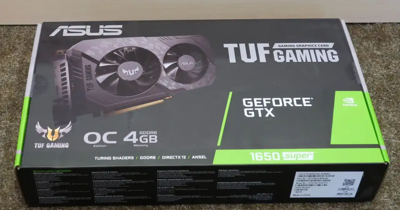 Видеокарта Asus GeForce GTX 1650 Super OC, фотография 8