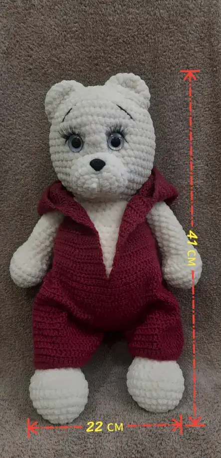Игрушка мягкая вязаная, фотография 2