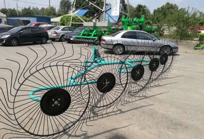 Грабли-ворошилки OGR 5ти колесные 3.3м усиленные, фотография 1