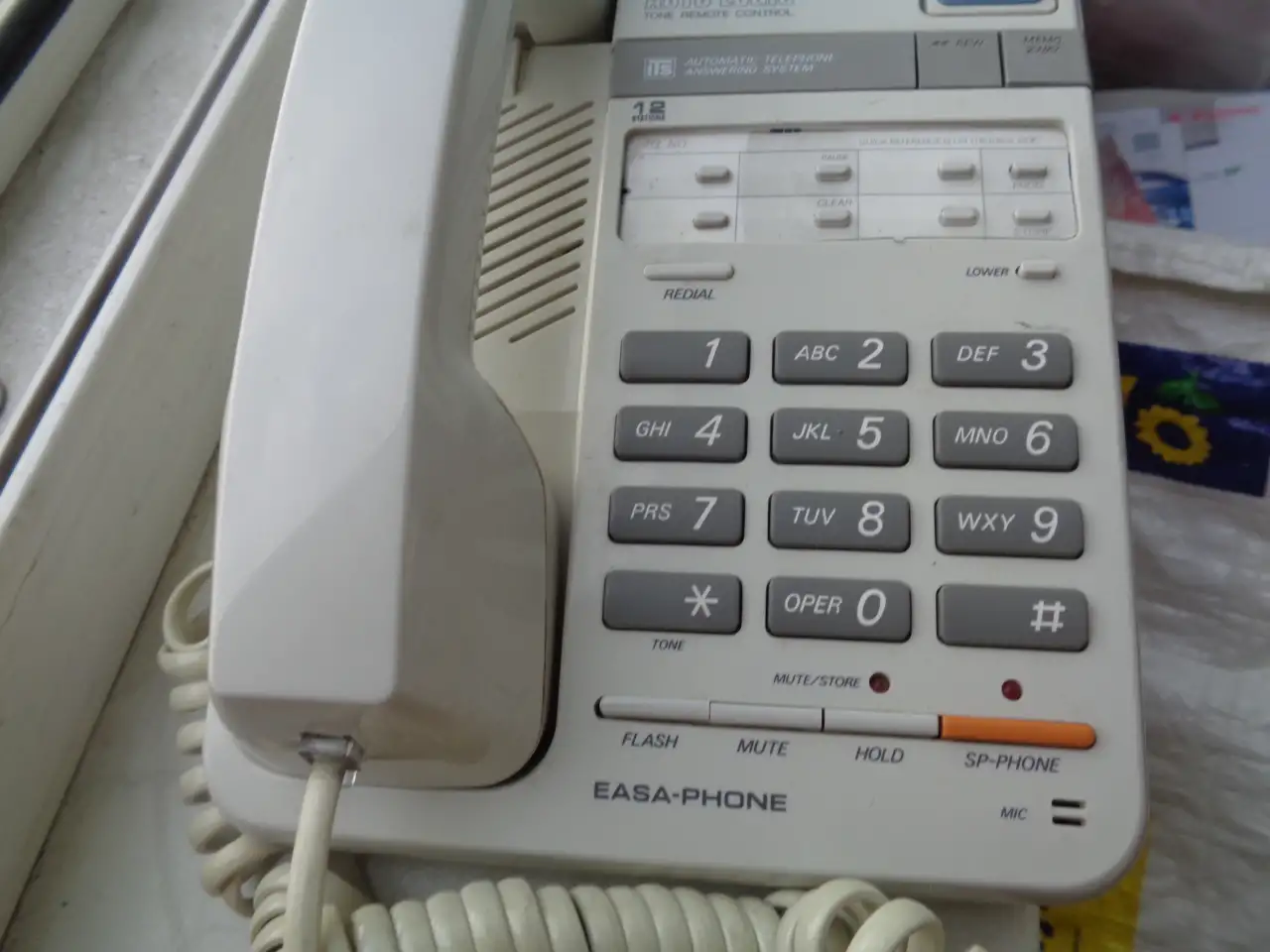 Телефон настольный PANASONIC KX-T2395B easa-phone, фотография 3