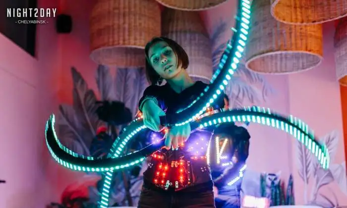 Световое шоу (Светодиодное шоу, light show) в Челябинске, фотография 1