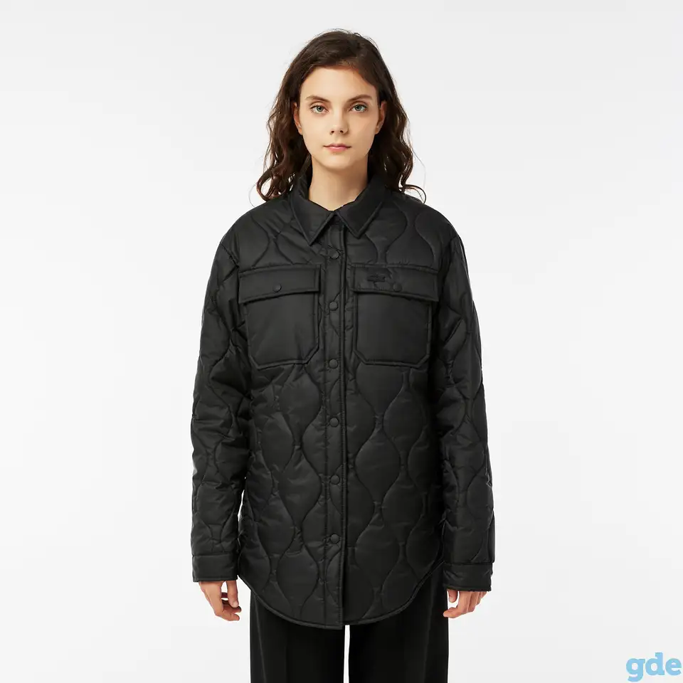 Женская стёганая куртка lacoste, фотография 1