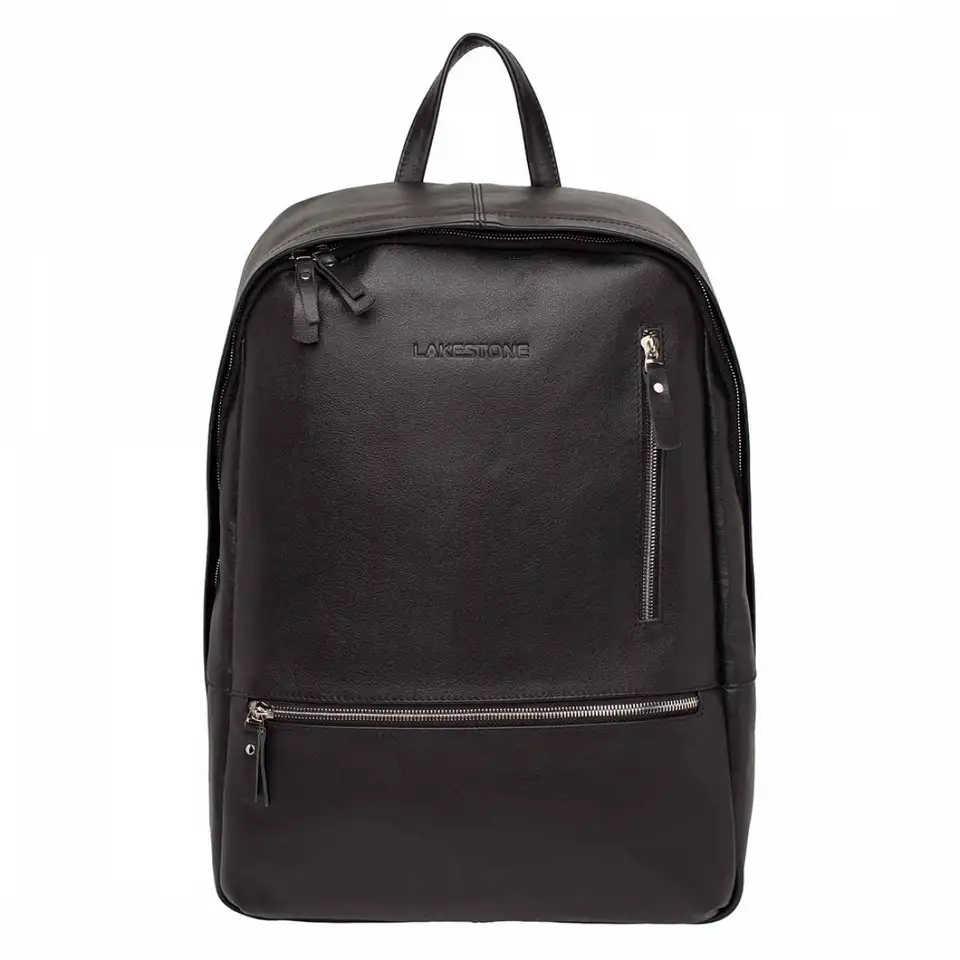 Кожаный рюкзак adams black, фотография 1
