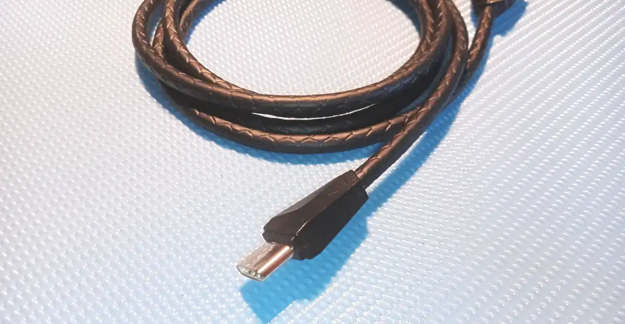 Кабель-переходник USB2.0 - Type-C, чёрный, фотография 2